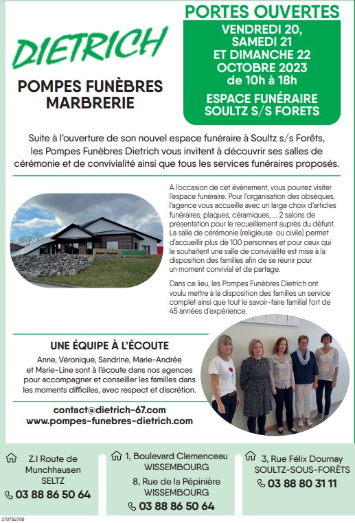 Pompes funèbres Dietrich - Soultz-Sous-Forêts